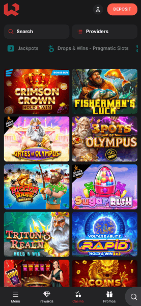 wettson casino homepage