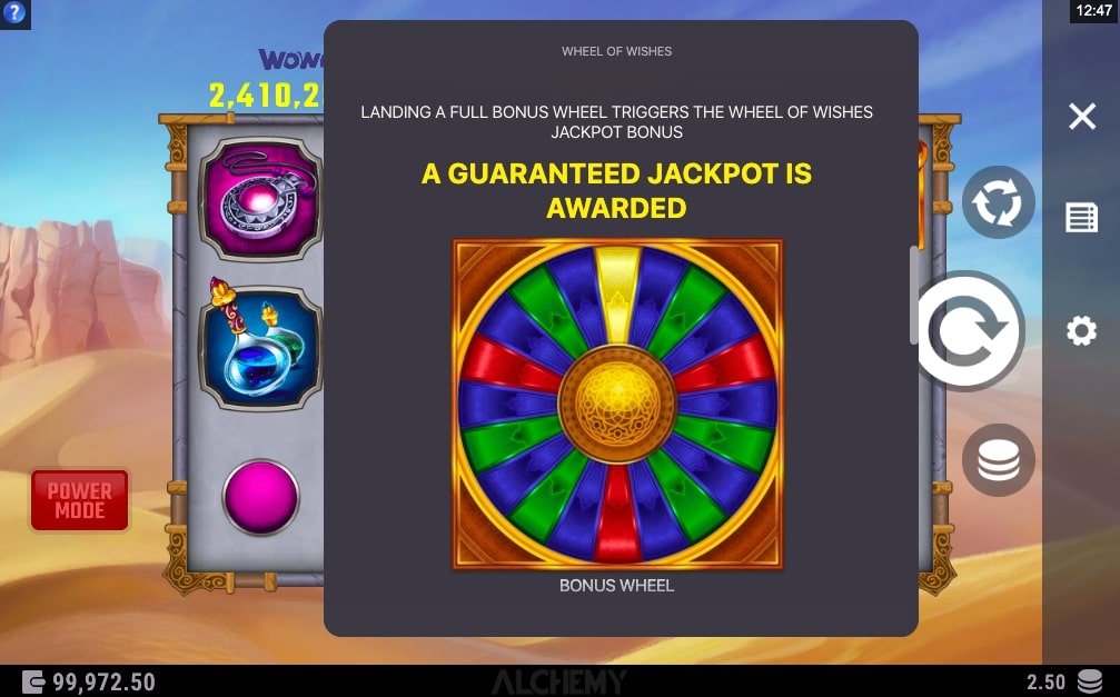 Microgaming Wheel of Wishes Slot Bonus Features