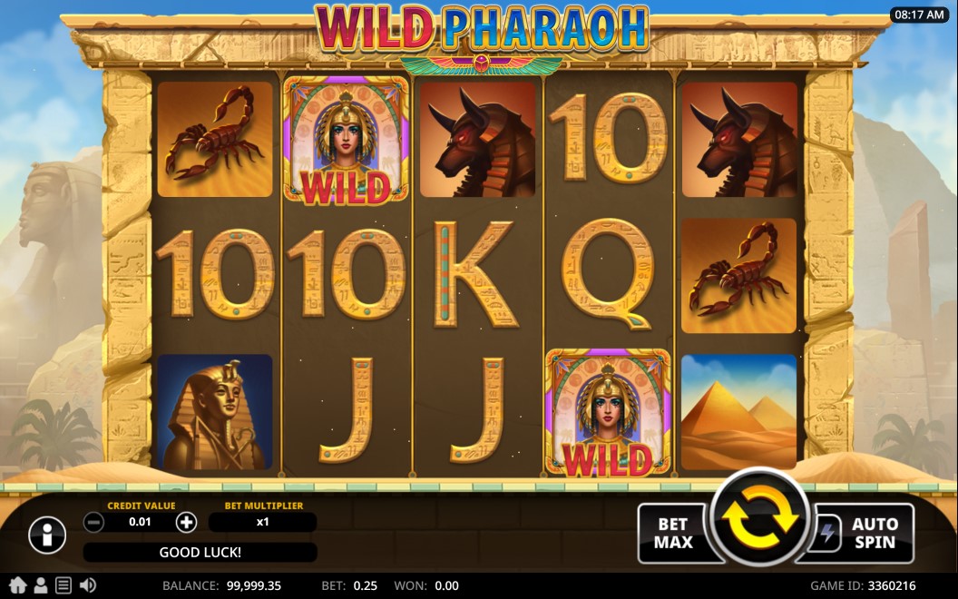 wild pharaoh reels