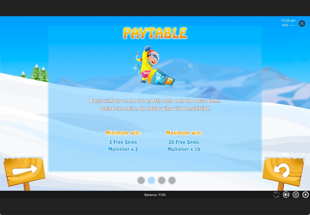 Winter Win Slot Game Bonus Symbols