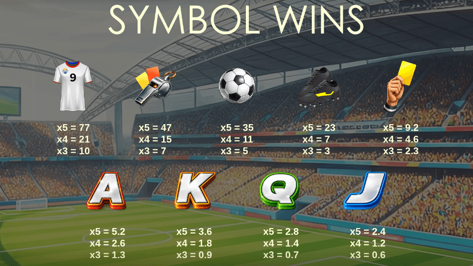 World Football Fortunes Symbols Screenshot