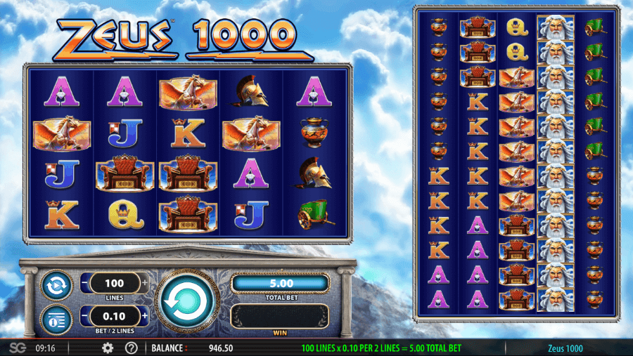 zeus 1000 colossal reels