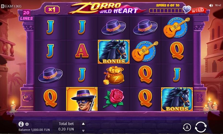 zorro wild heart reels